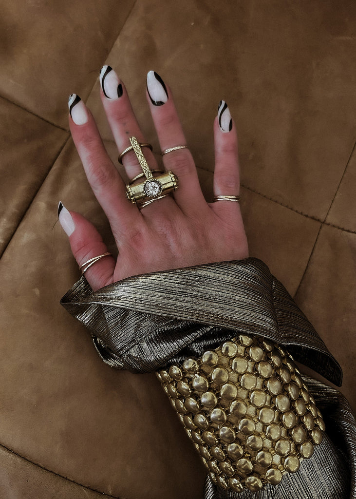 pebby forevee Bracelet Gold CASPIAN CUFF BRACELET