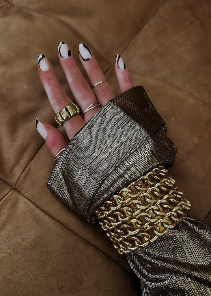 pebby forevee Bracelet Gold GILDED CUFF BRACELET