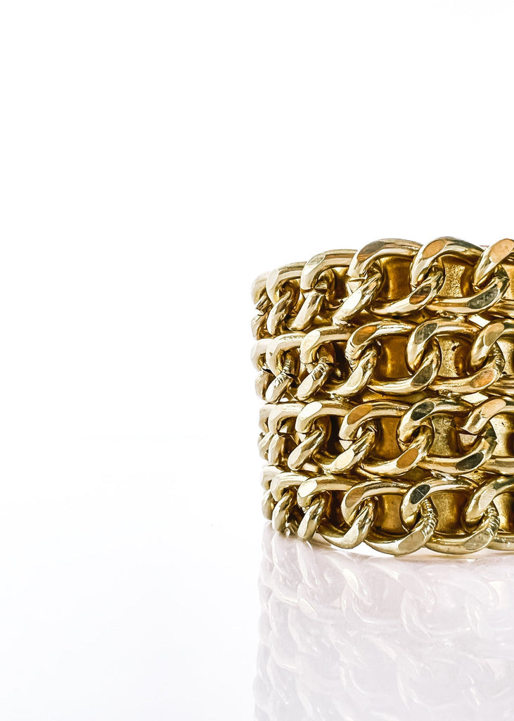 pebby forevee Bracelet Gold GILDED CUFF BRACELET(gold)