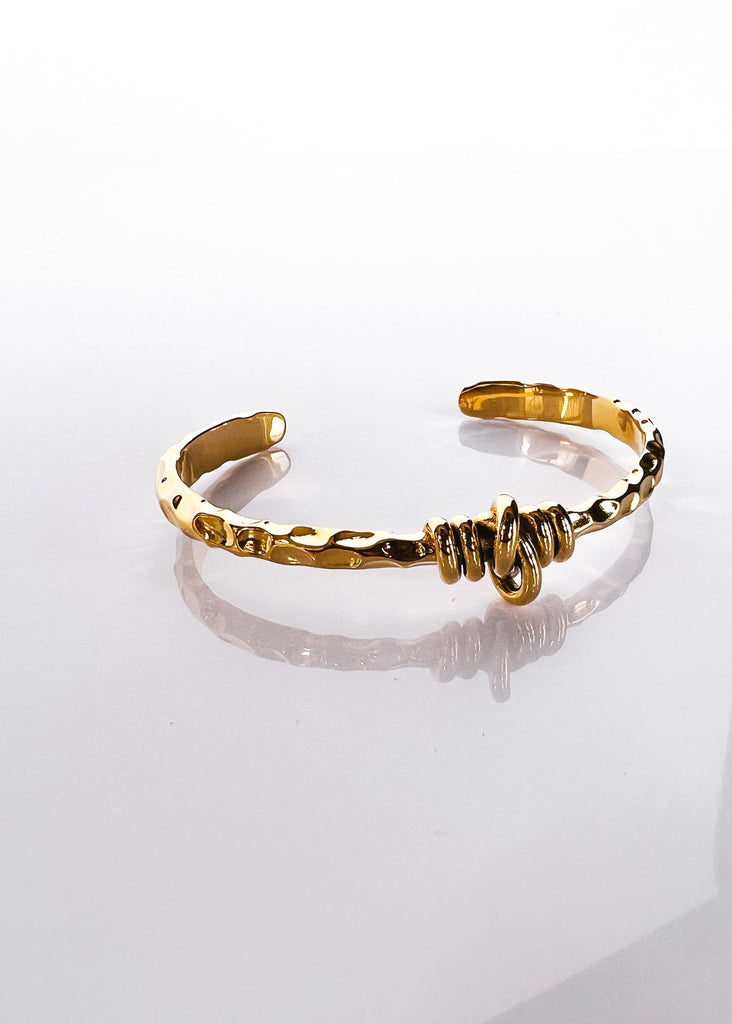 pebby forevee Bracelet Gold HARMONY WATER RESISTANT CUFF BRACELET