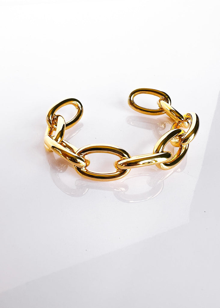 pebby forevee Bracelet Gold LEIA WATER RESISTANT CUFF BRACELET