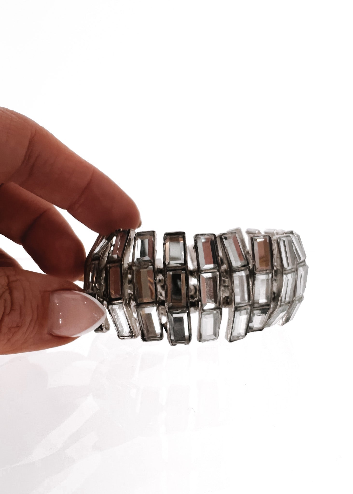 ABALONE REVERSIBLE STRETCH STATEMENT BRACELET Pebby Forevee