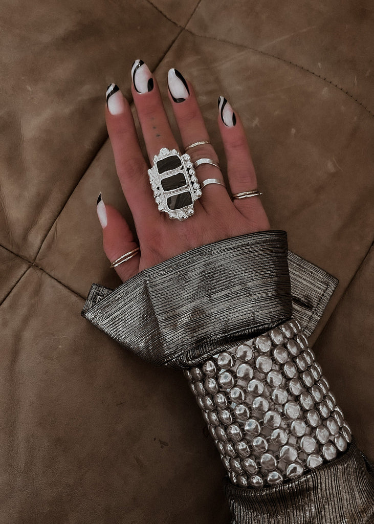 pebby forevee Bracelet Silver CASPIAN CUFF BRACELET