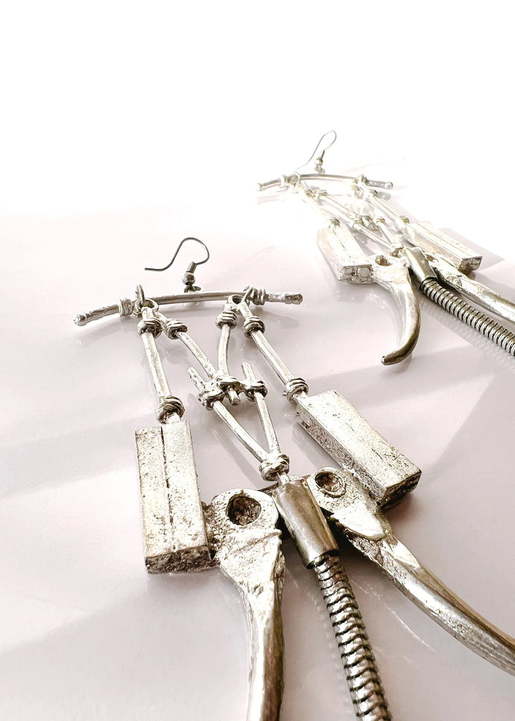 pebby forevee Earring Silver TUSKEN STATEMENT EARRING