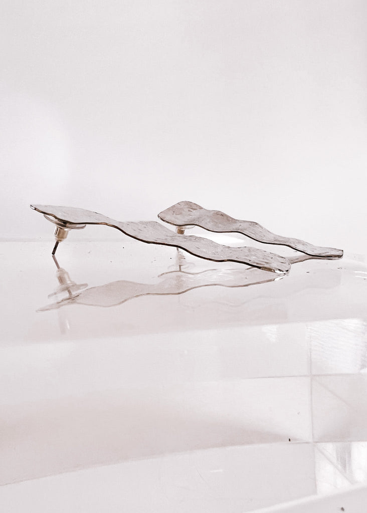 pebby forevee Earring Gold WAVILY STATEMENT EARRING