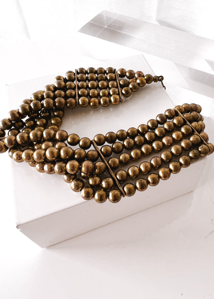 pebby forevee Necklace Gold ASIM CHOKER NECKLACE