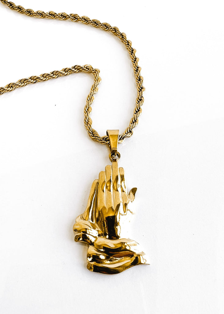 pebby forevee Necklace Gold BLESSINGS WATER RESISTANT LONGLINE NECKLACE
