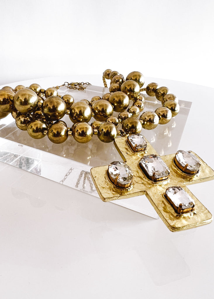 pebby forevee Necklace Gold Copy of CORRUPTION STATEMENT CHOKER NECKLACE