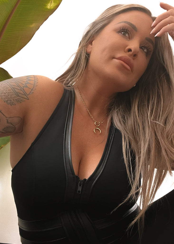 pebby forevee Necklace Gold FORTUNA WATER RESISTANT NECKLACE