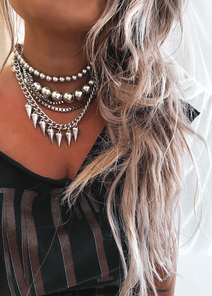 pebby forevee Necklace Silver THE MOTIVATED CHOKER NECKLACE