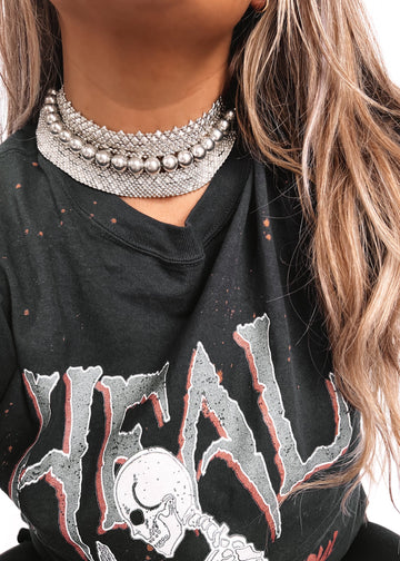 pebby forevee Necklace Silver UPRISING CHOKER NECKLACE