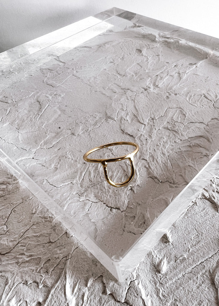pebby forevee Ring ALPHA STACKING RING