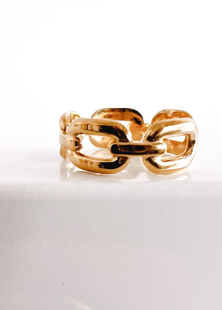 pebby forevee Ring Gold DAINTY CABLE RING