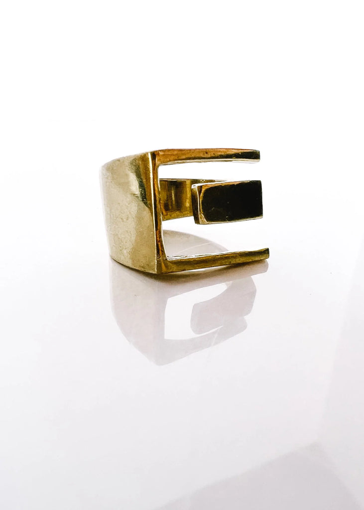 pebby forevee Ring Gold MAZE STATEMENT RING (gold)