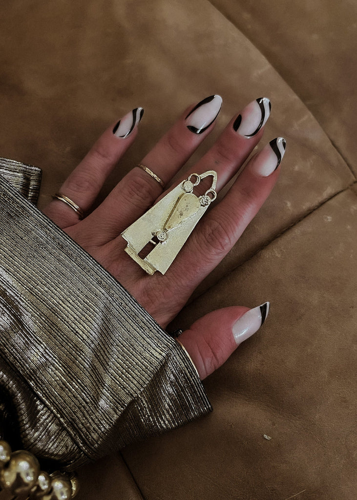 pebby forevee Ring Gold SIANNA STATEMENT RING