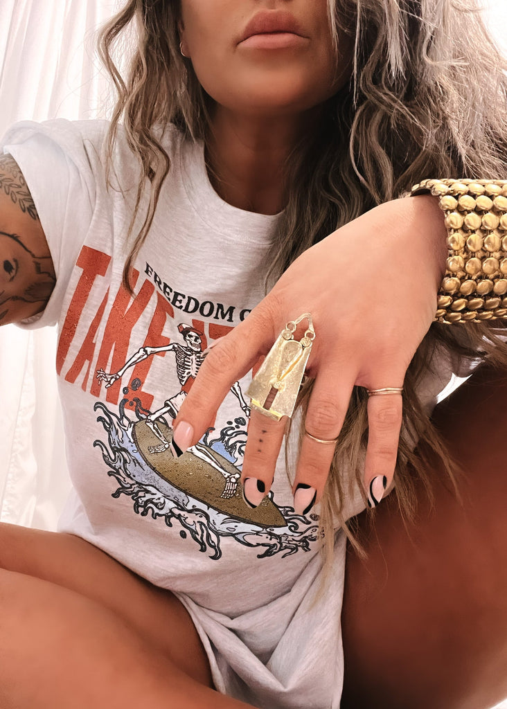 pebby forevee Ring Gold SIANNA STATEMENT RING