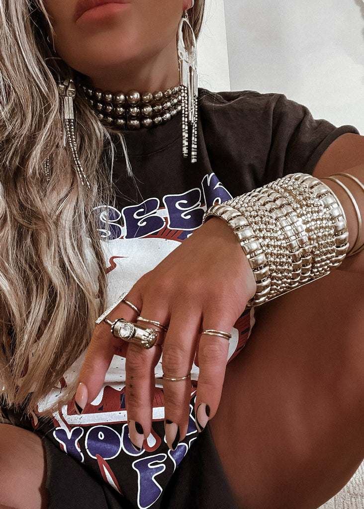 pebby forevee Ring Silver LUCID STATEMENT RING