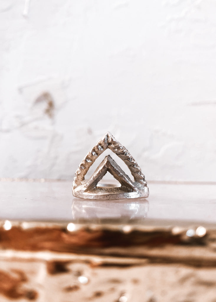 pebby forevee Ring Silver SAKKARA STACKING RING