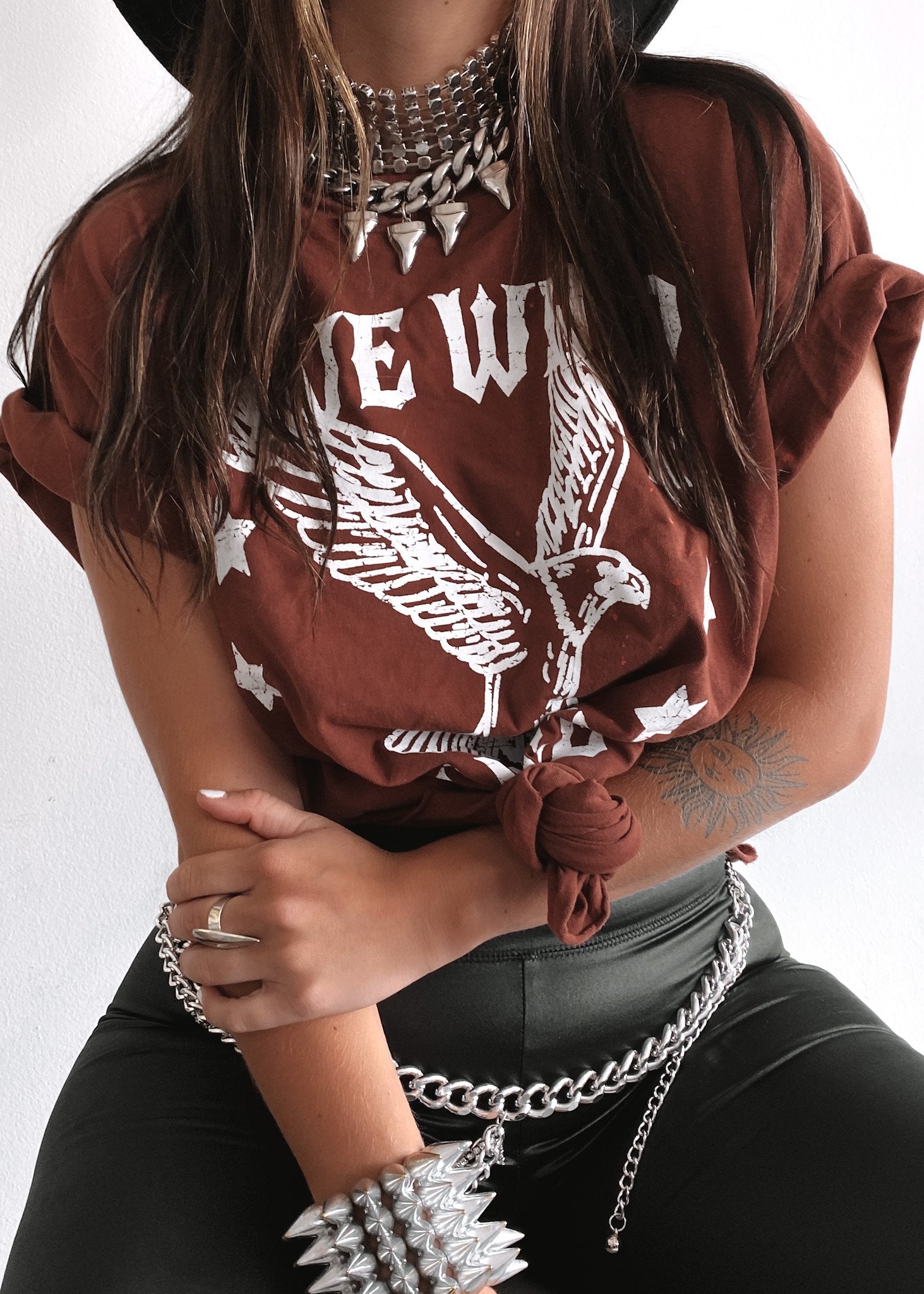 SIDE RIBBON T-SHIRT - GATELESS | 60% - Asian Fashion Online