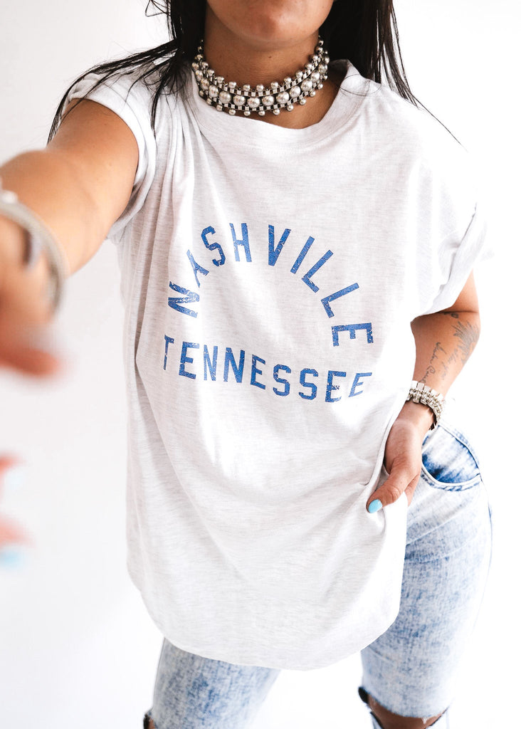 pebby forevee Side Slit Tee NASHVILLE, TENNESSEE SIDE SLIT TEE